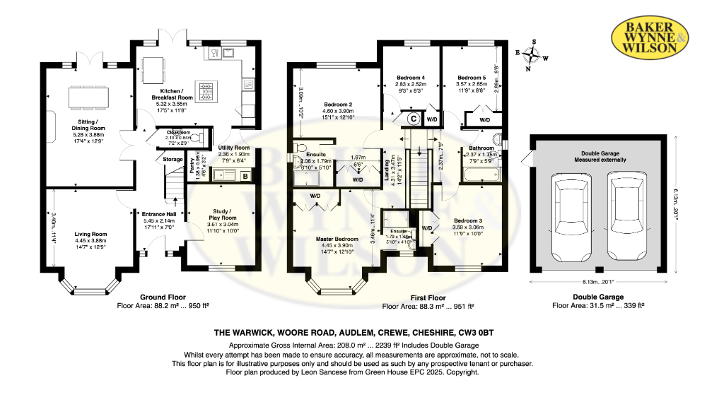 Example floor plan from a marketed property