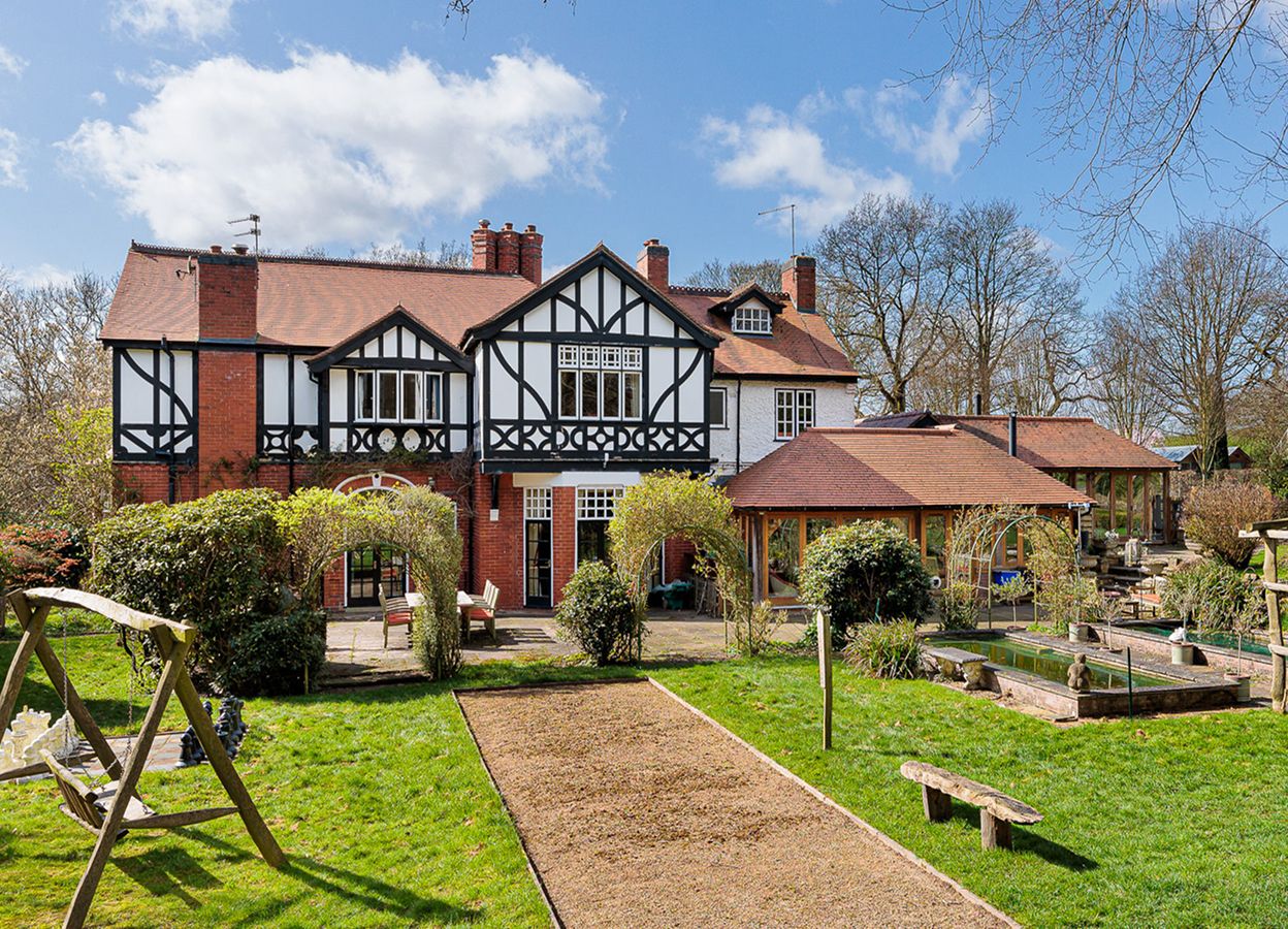A timber-framed Cheshire house marketed by Mark Johnson